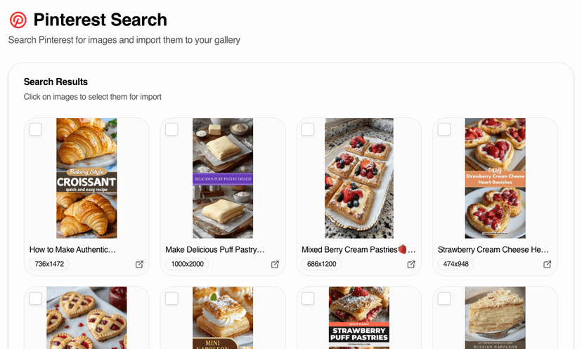Pinterest Image Search
